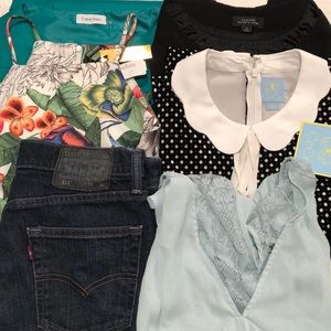 Reseller Box 6 Items Alexia Admor, Levi’s, Tahari